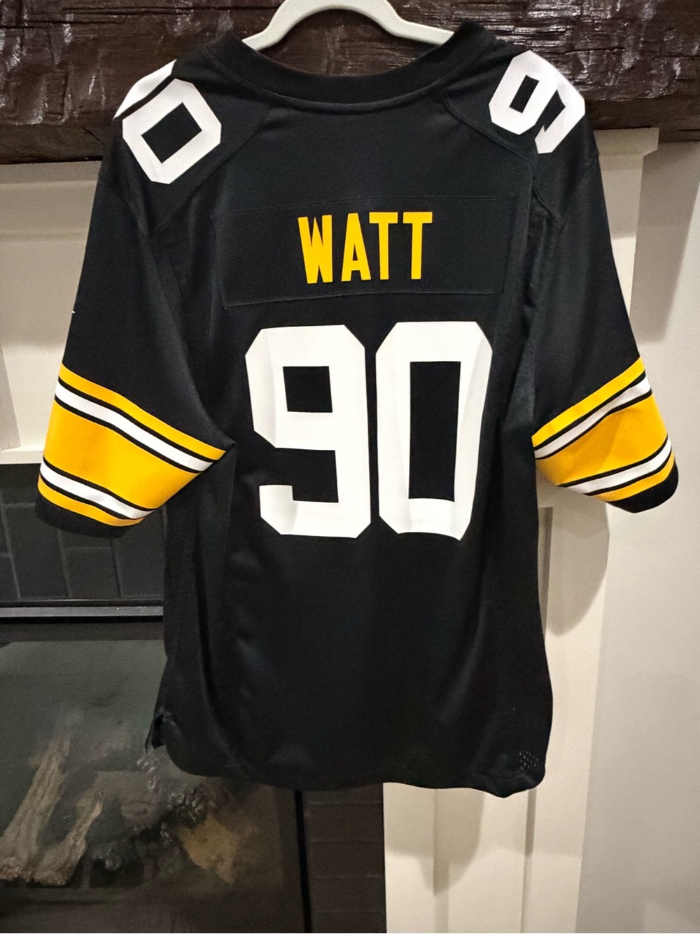 TJ Watt #90 Steelers Nike On Field Black Jersey Men’s XL